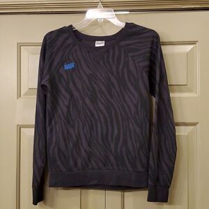 Soffe charcoal and black crewneck sweatshirt